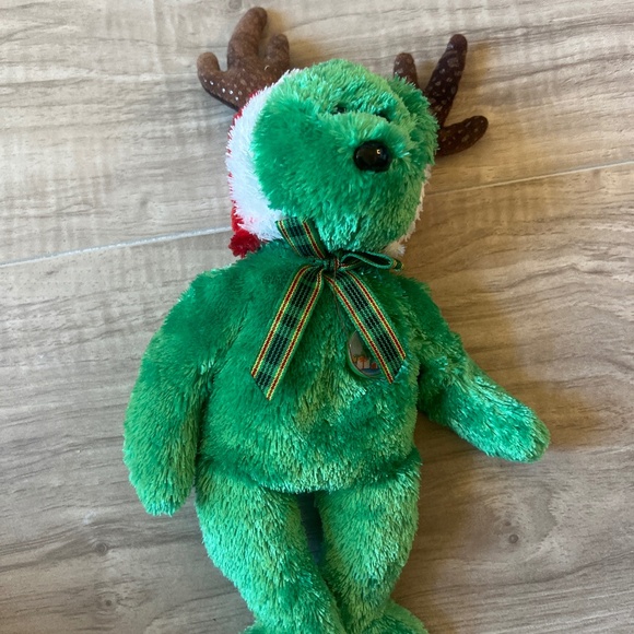 Green deer Christmas decoration - Picture 1 of 2